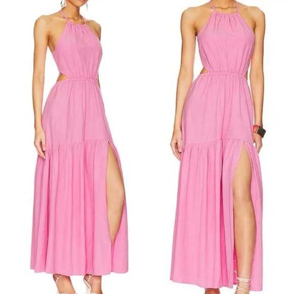 Revolve L*SPACE JAIDE DRESS IN GUAVA LARGE NWT - Picture 4 of 16